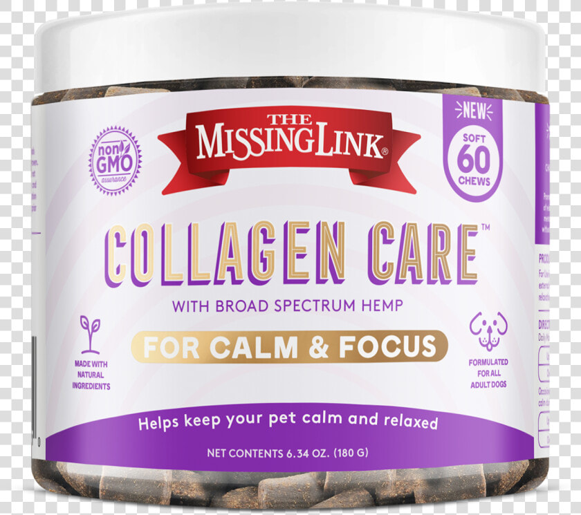 The Missing Link Calm  amp  Focus Soft Chews   Collagen  HD Png DownloadTransparent PNG