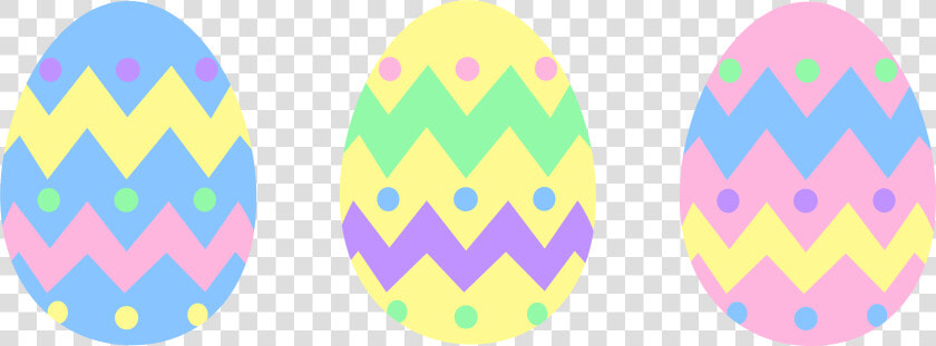 Pastel Easter Egg Clipart   Pastel Coloured Easter Eggs  HD Png DownloadTransparent PNG