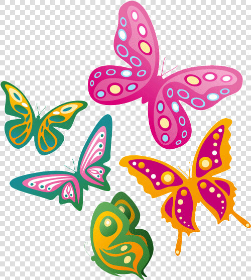 Mariposas Animadas De Colores  HD Png DownloadTransparent PNG