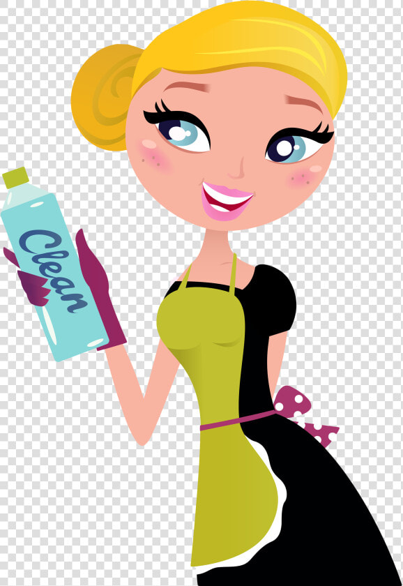 Maid Clipart Cleaning Lady   Cartoon Cleaning Lady Png  Transparent PngTransparent PNG