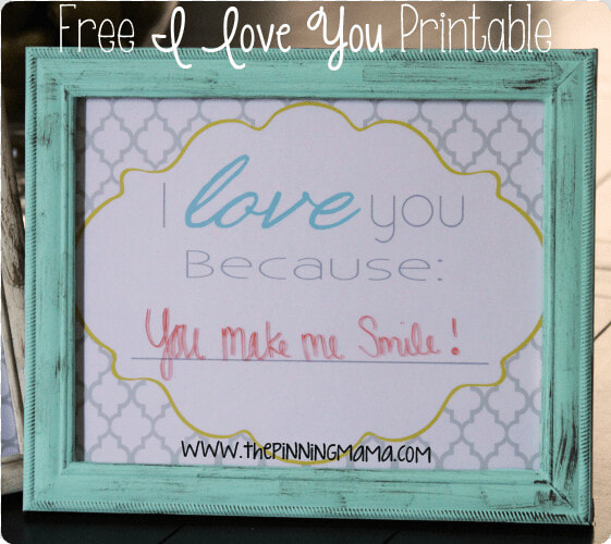 I Love You Because Dry Erase Frame By Www   Picture Frame  HD Png DownloadTransparent PNG