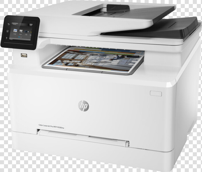 Hpm280nw One Machine Color Laser Printer Copy Scanning   Hp Laserjet Pro Mfp M281fdw  HD Png DownloadTransparent PNG