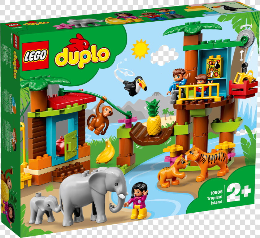 10906 Tropical Island   Lego Duplo Tropical Island  HD Png DownloadTransparent PNG