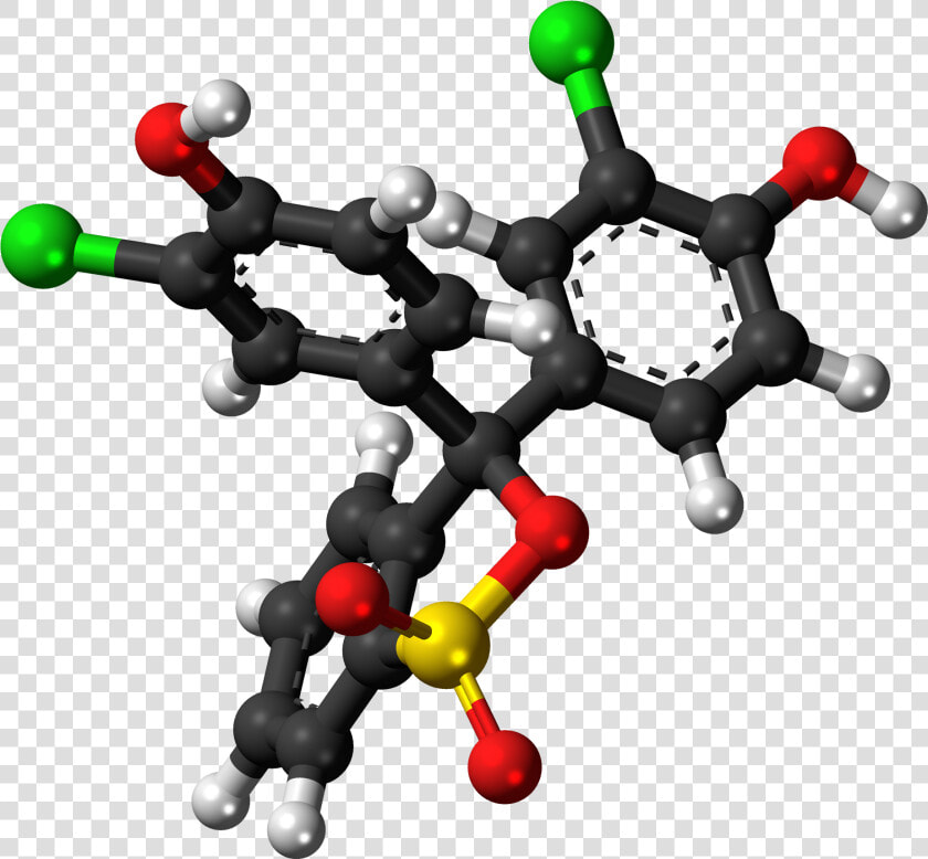 Chlorophenol Red Cyclic 3d Ball   Molecule  HD Png DownloadTransparent PNG