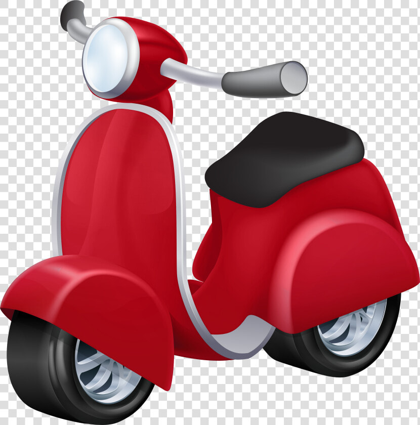 Red Vespa Png Clip Art  Transparent PngTransparent PNG