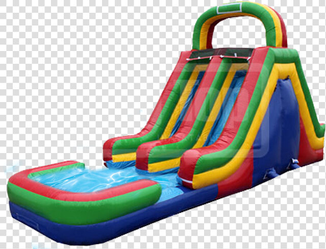 Water Slide Png   Huge 3 Lane Inflatable Water Slide  Transparent PngTransparent PNG