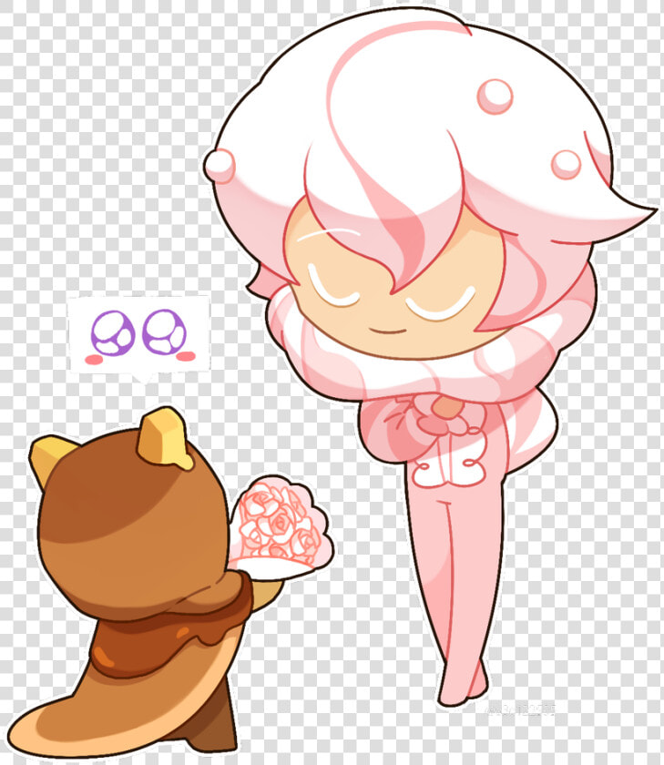 뼝쓰 리퀘박쓰 Requested Whipped Cream Cookie And Pancake  HD Png DownloadTransparent PNG