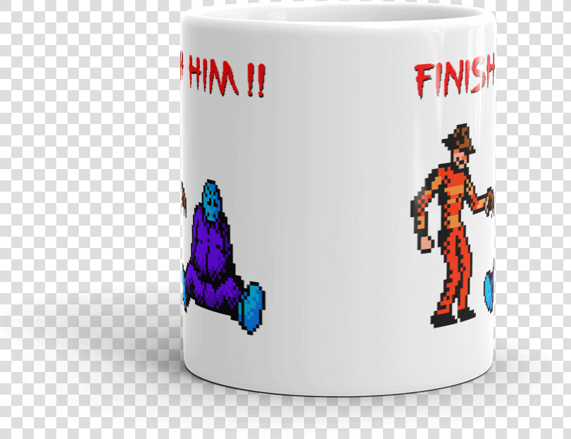 Finish Him Freddy V Jason Mug   Coffee Cup  HD Png DownloadTransparent PNG