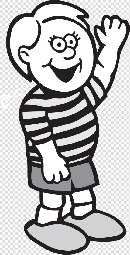 Kids Coloring Art Png Black And White   Goodbye Clipart Black And White  Transparent PngTransparent PNG