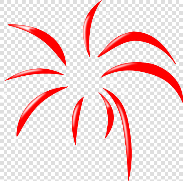 Red Simple Firework Clip Art At Clker   Simple Firework Clip Art  HD Png DownloadTransparent PNG