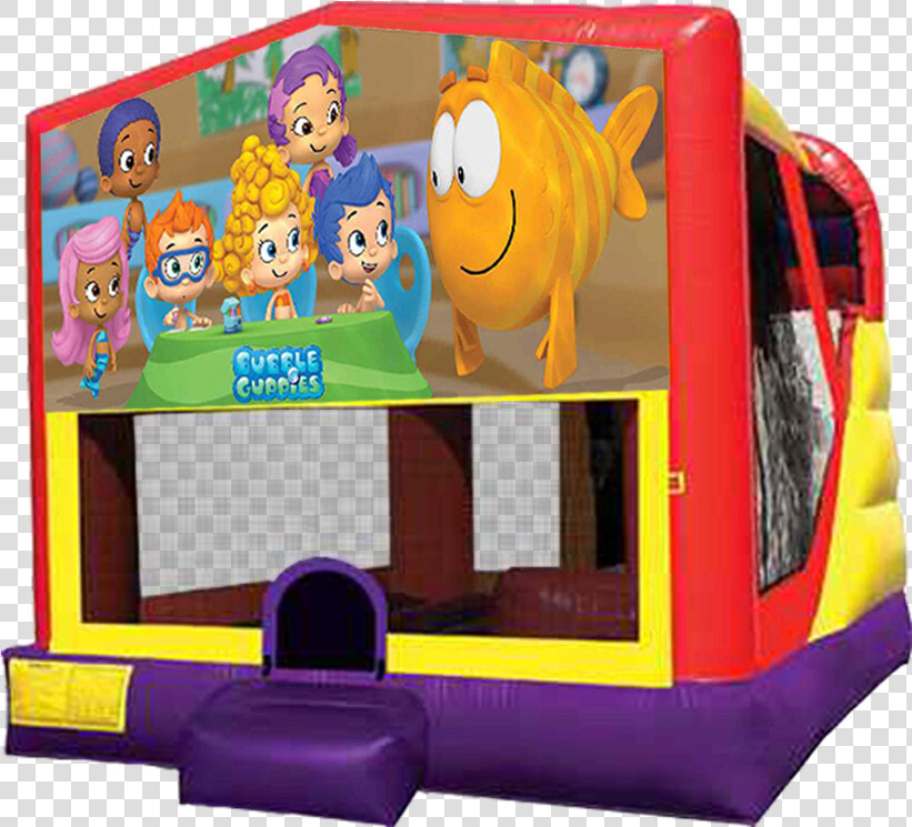 Xl Bubble Guppies Combo   4 In 1 Inflatable Combo  HD Png DownloadTransparent PNG