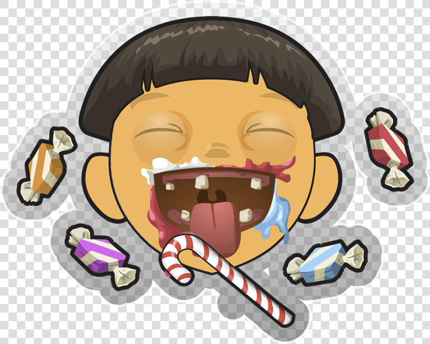 Child  Candy  Eating  Kid  Sugar  Treats  Childhood   Showing Cause And Effect Relationship  HD Png DownloadTransparent PNG