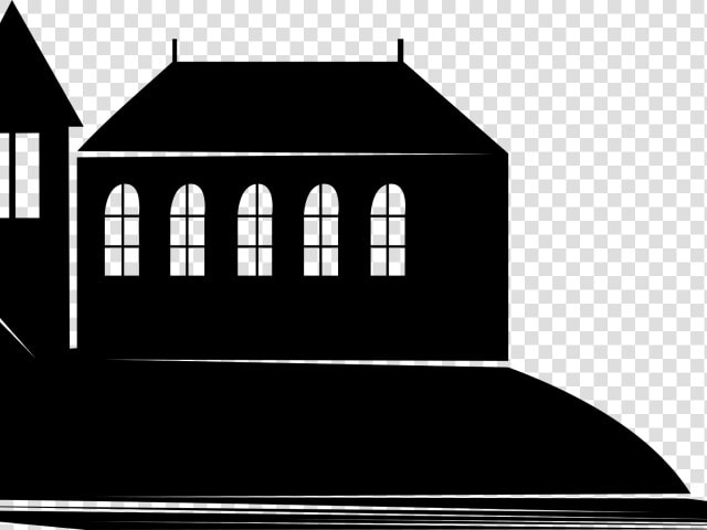 Church Silhouette Cliparts   Church Building Silhouette  HD Png DownloadTransparent PNG