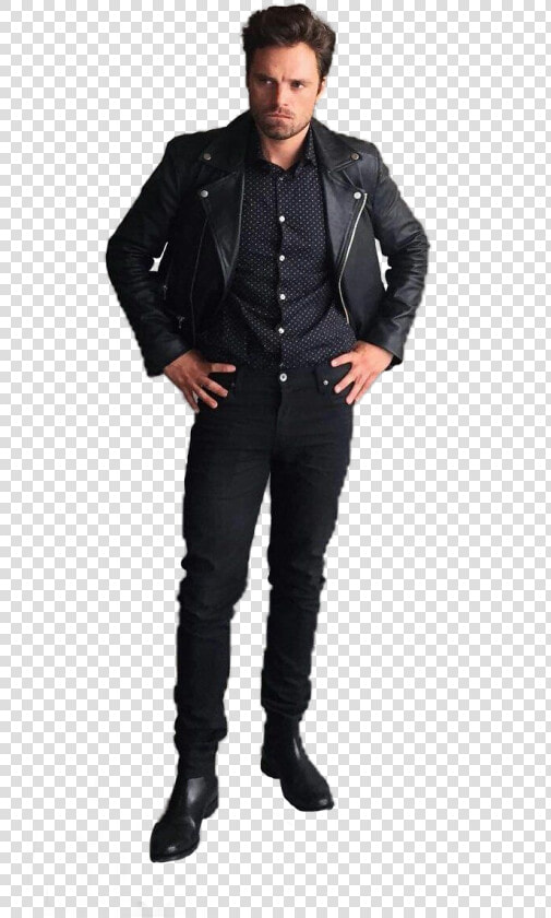 Transparent Sebastian Stan Png   Leather Jacket  Png DownloadTransparent PNG