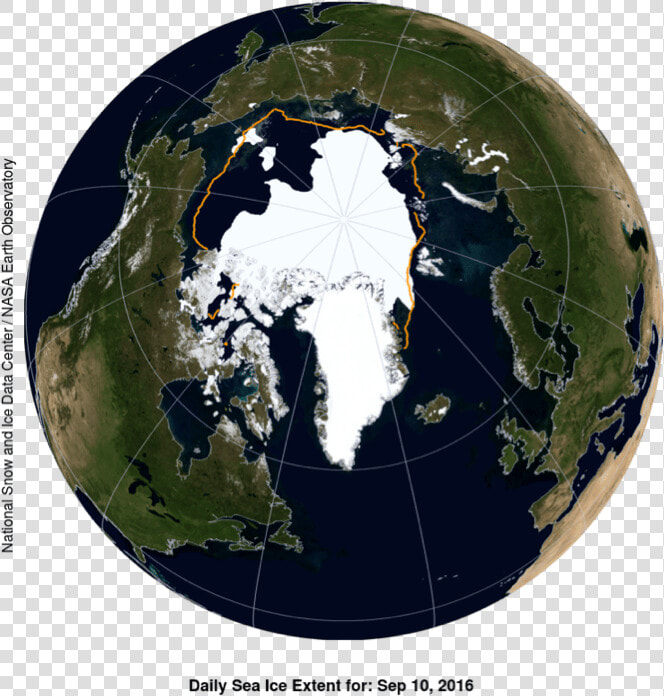 Arctic Sea Ice Concentration   Satellite Image Of Arctic Circle  HD Png DownloadTransparent PNG