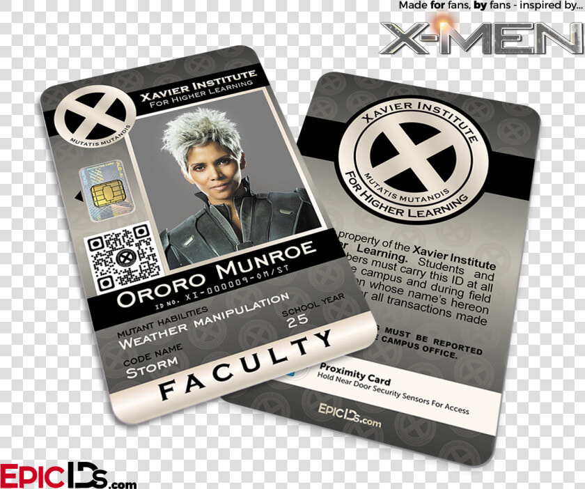 Xavier Institute For Higher Learning X men   Jean Grey Id Card  HD Png DownloadTransparent PNG