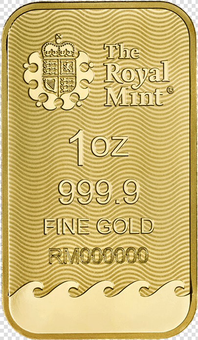 1 Oz Gold Minted Bar   Illustration  HD Png DownloadTransparent PNG