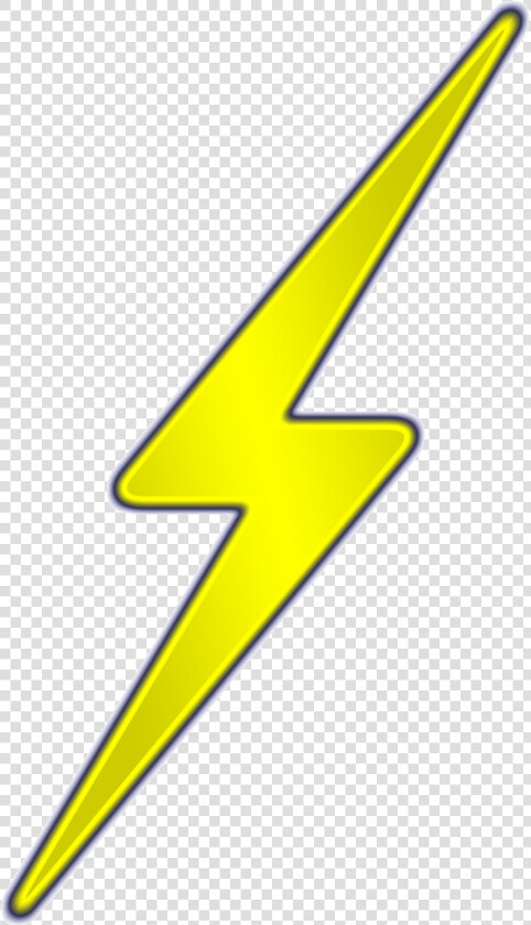 Lightning Bolt Clip Art At Vector Image Transparent   Transparent Background Lightning Bolt Icon  HD Png DownloadTransparent PNG