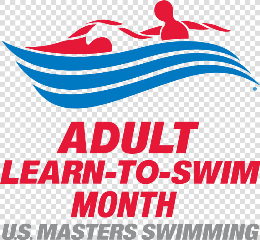 Adult Learn To Swim Month Logo Color  HD Png DownloadTransparent PNG