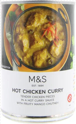 Marks And Spencer Hot Chicken Curry Can  HD Png DownloadTransparent PNG