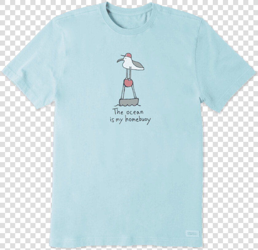 Life Is Good Men S The Ocean Is My Homebuoy Crusher   Active Shirt  HD Png DownloadTransparent PNG