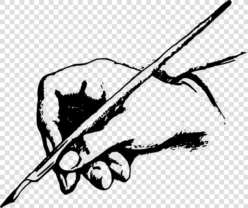 Quill Pen Writing Clip Art   Writing Hand Clip Art  HD Png DownloadTransparent PNG