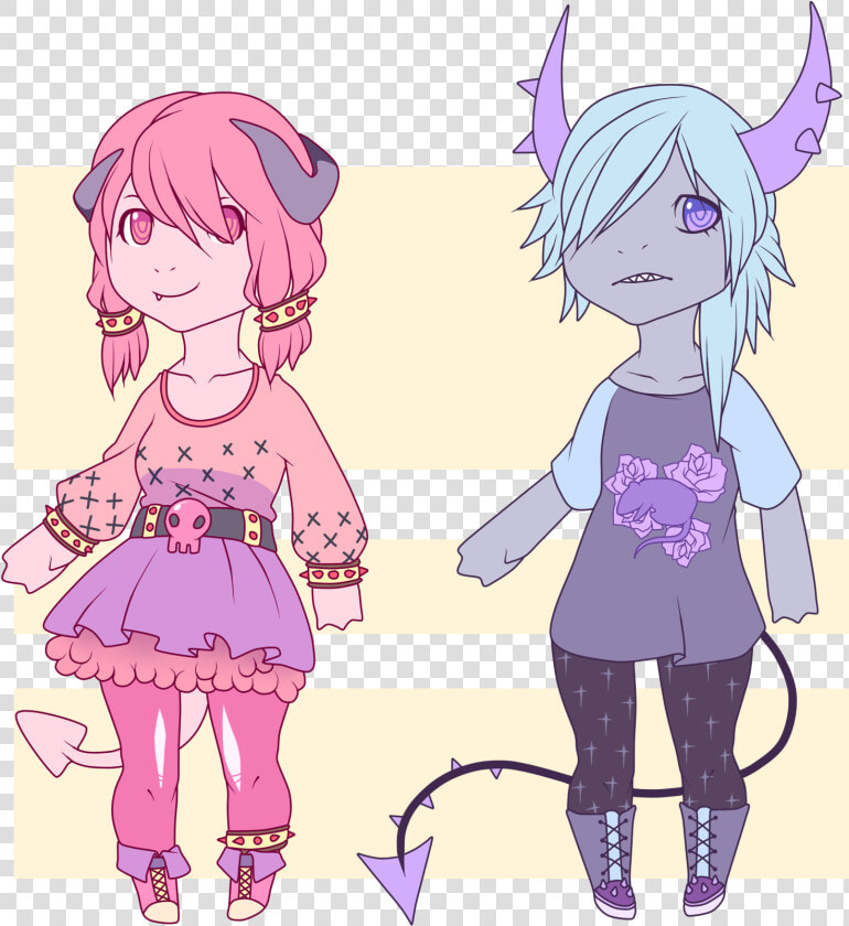 Demon Adopts   Cartoon   Cartoon  HD Png DownloadTransparent PNG