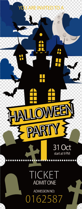 Transparent Concert Tickets Clipart   Halloween Ticket No  HD Png DownloadTransparent PNG