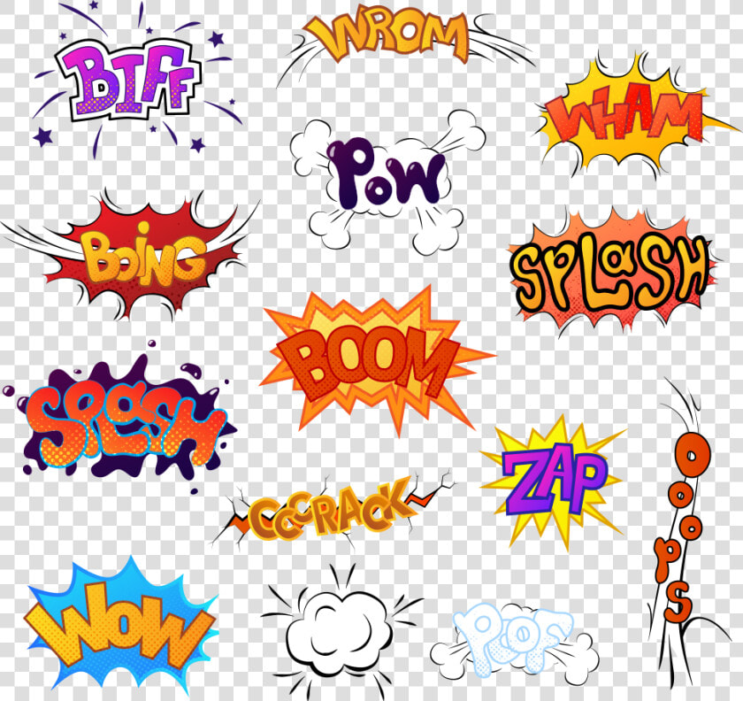 Transparent Comic Explosion Png   Comic Sound Effects Transparent  Png DownloadTransparent PNG