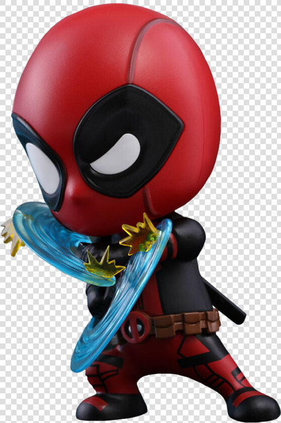 Comic Figures Hot Toys Deadpool 2 Bobble head Cosbaby   Deadpool Cosbaby  HD Png DownloadTransparent PNG