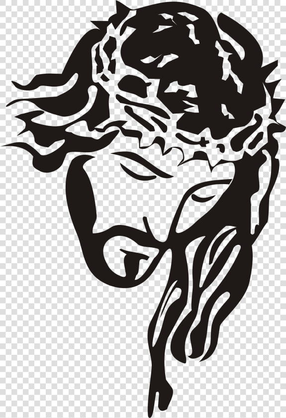 List Of Synonyms And Antonyms Of The Word Jesus Face   Jesus Drawing Black And White  HD Png DownloadTransparent PNG