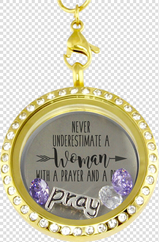 Praying Woman Charm Locket Class   Necklace  HD Png DownloadTransparent PNG