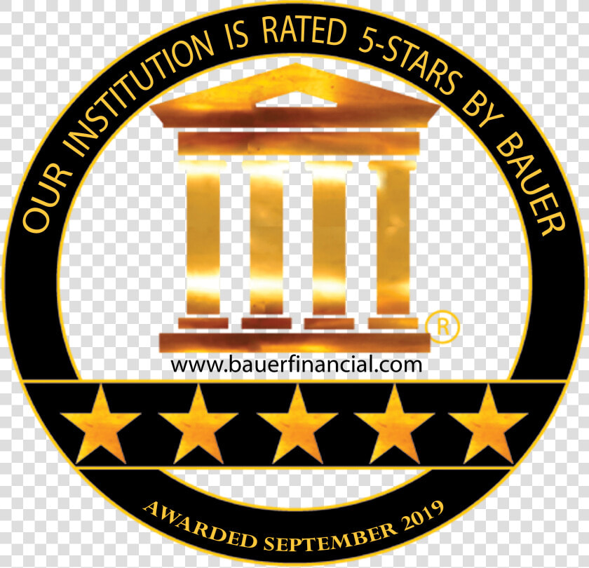 Transparent Rating Star Png Transparent   5 Star Bauer Financial Rating Svg  Png DownloadTransparent PNG