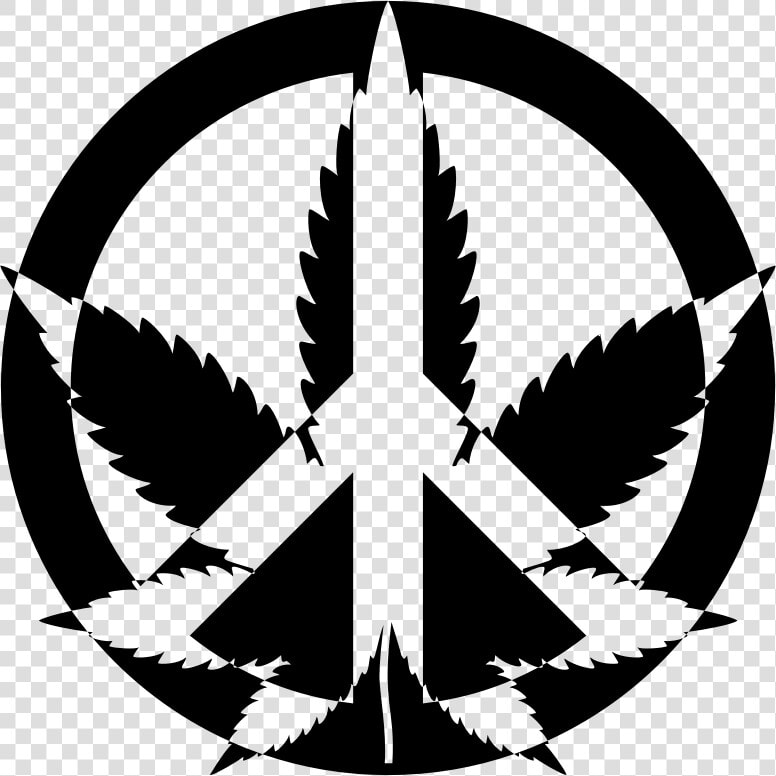 Plant leaf symmetry   Peace Weed  HD Png DownloadTransparent PNG