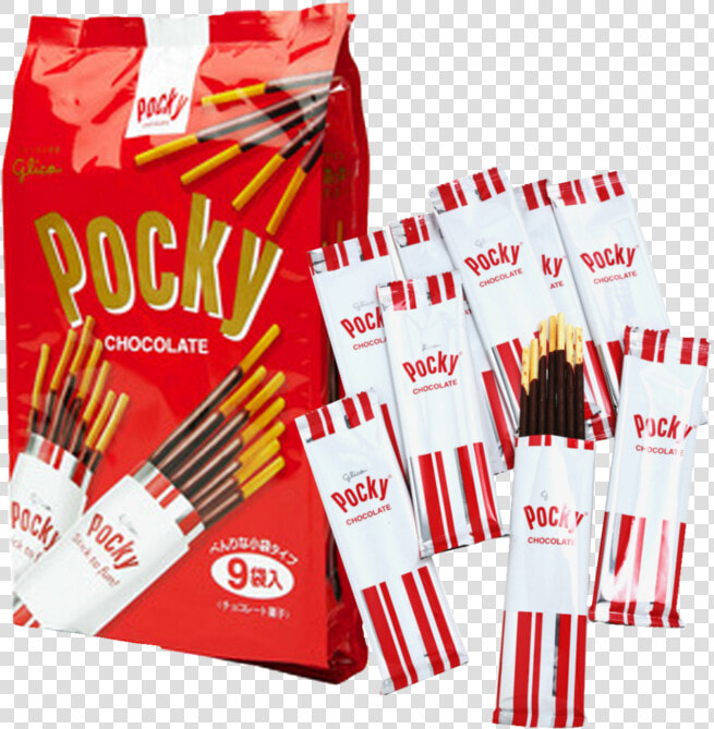 Pocky Chocolate Biscuit Sticks 9 Pack Data Rimg   Pocky Chocolate 9 Pack  HD Png DownloadTransparent PNG