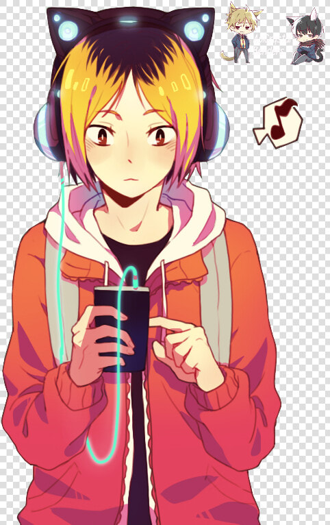 Haikyuu  Anime  And Kenma Image   Haikyuu Nekoma Kenma  HD Png DownloadTransparent PNG