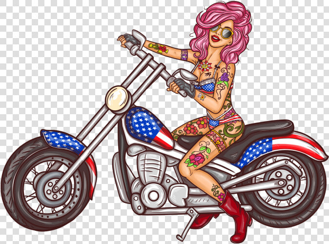 Pop Art Biker Girl Png Image Free Download Searchpng   Transparent Pop Art Girls  Png DownloadTransparent PNG