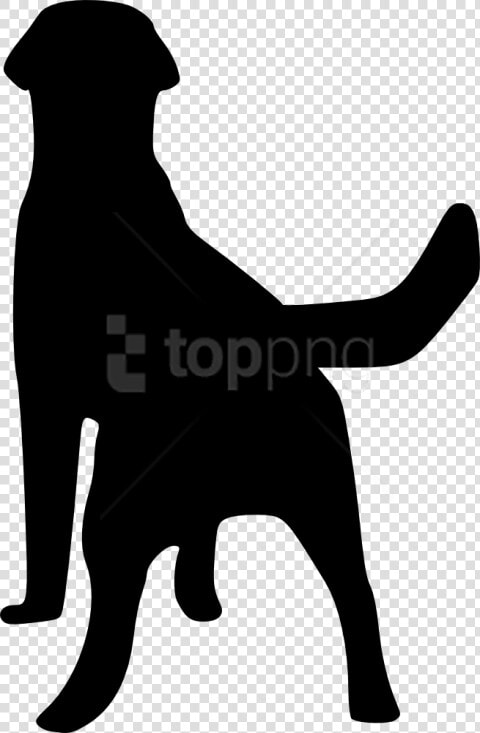 Silhouette black And White dog Art rottweiler sporting   Dog Silhouette From Back  HD Png DownloadTransparent PNG