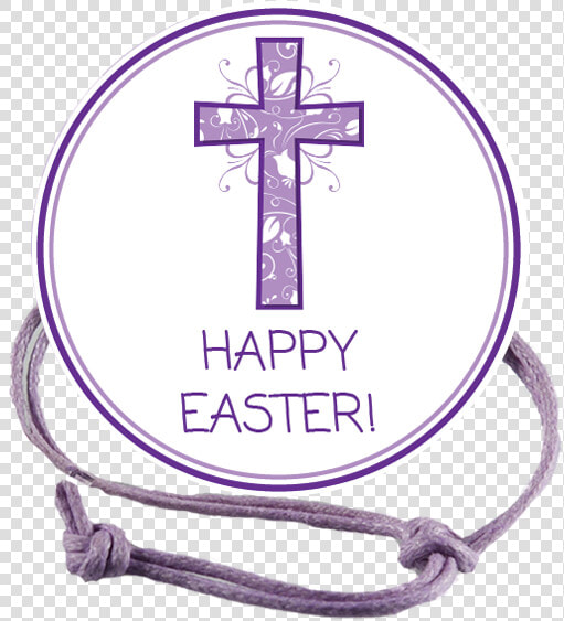 Easter Purple Cross Napkin Knot Product Image   Cross  HD Png DownloadTransparent PNG