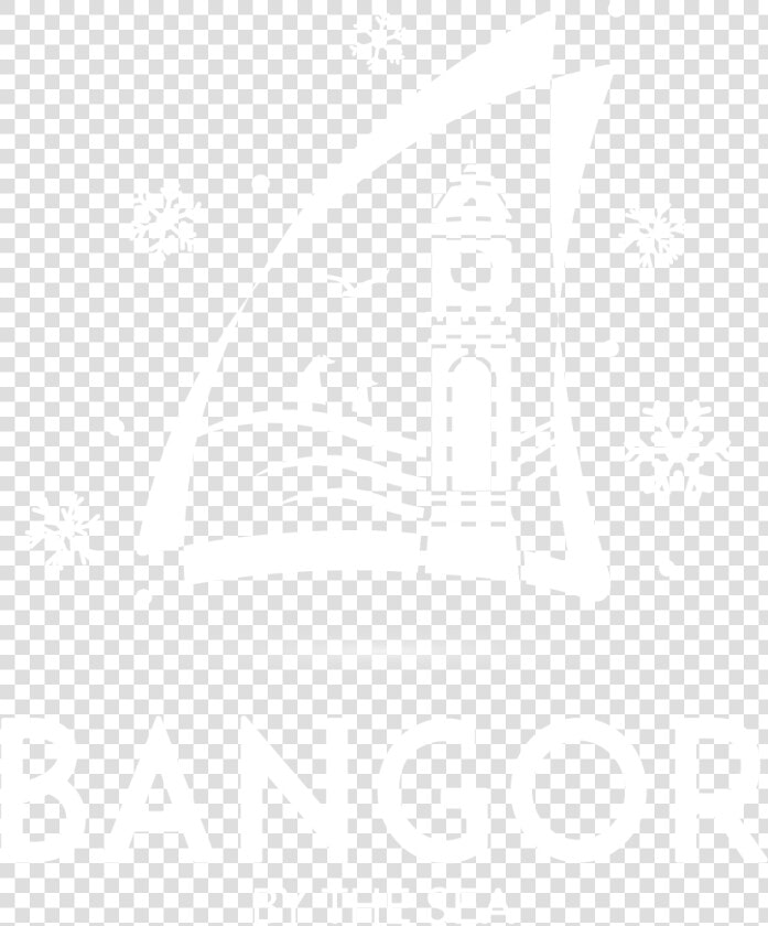 Bangor Christmas Logo Mono White Png   Social Conformity  Transparent PngTransparent PNG