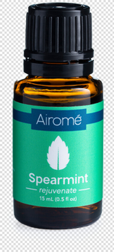 Spearmint 100  Pure Essential Oil   Glass Bottle  HD Png DownloadTransparent PNG