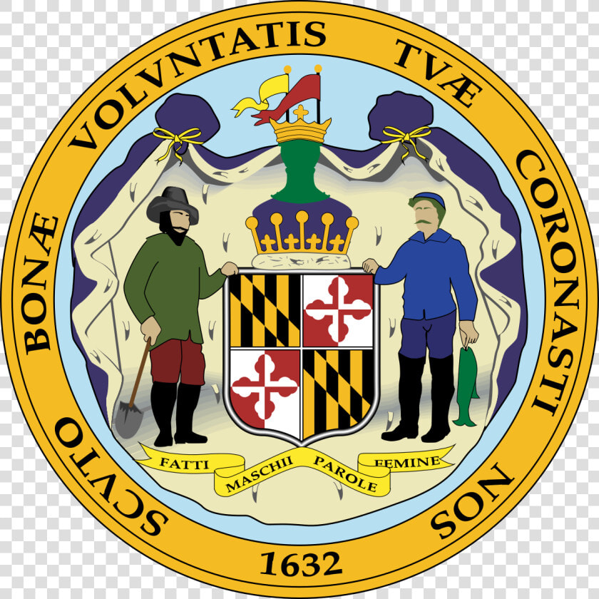 Maryland State Seal Png   State Of Maryland Coat Of Arms  Transparent PngTransparent PNG