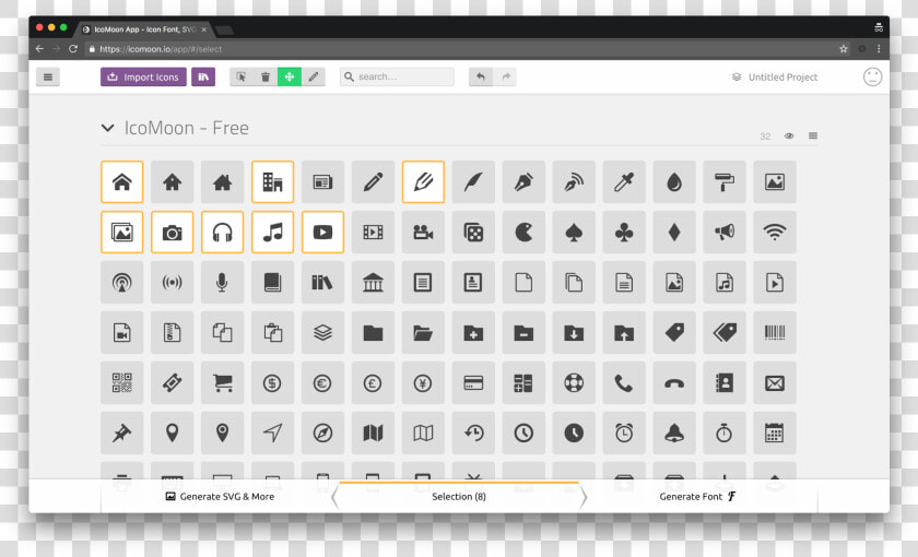 Icomoon Font  HD Png DownloadTransparent PNG