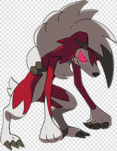 Pokémon Lycanroc Midnight Form   Pokemon Lycanroc  HD Png DownloadTransparent PNG