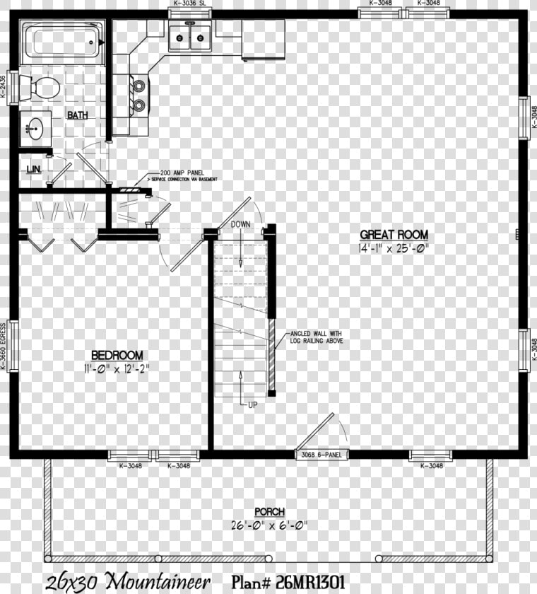 30 X 30 1 Bedroom House Plans  HD Png DownloadTransparent PNG