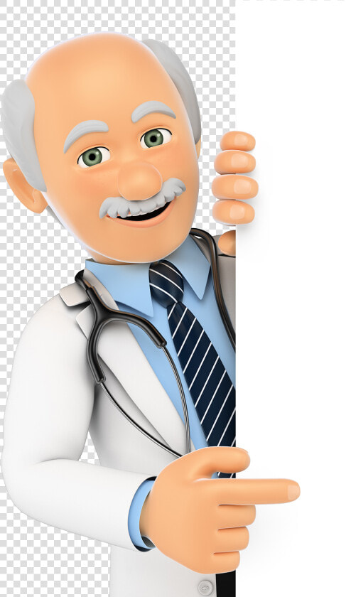 News From The World Of Medicine Banner  Comic Strips    Doctor Cartoon 3d Png  Transparent PngTransparent PNG