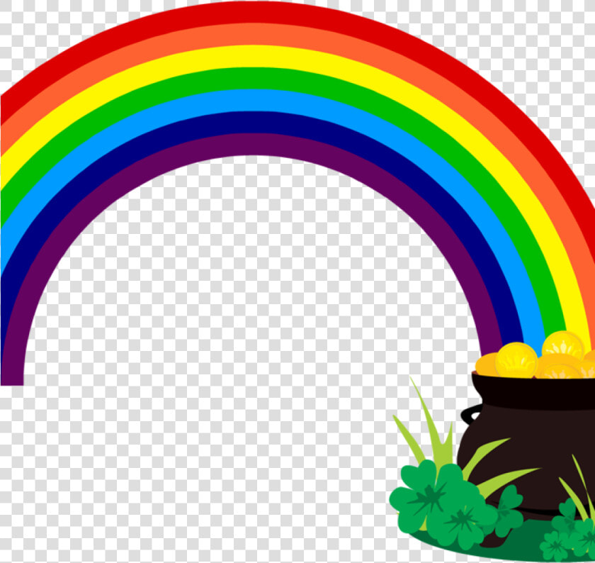 Pot Of Gold Clip Art Rainbow Pot Of Gold Clipart Animations   Rainbow Leprechaun Pot Of Gold  HD Png DownloadTransparent PNG