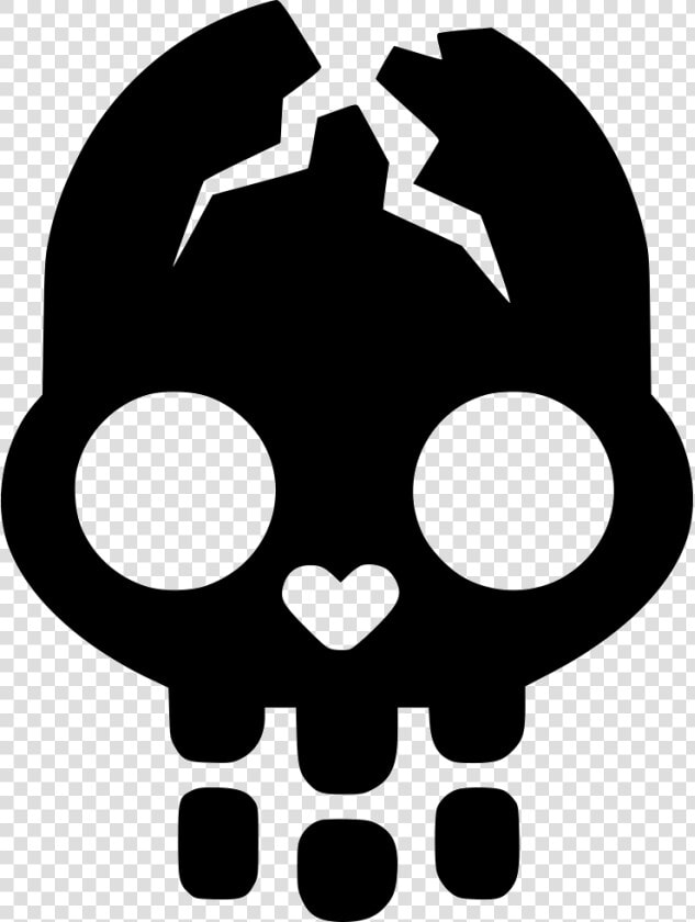 Cracked Skull Comments   Skull Icon Png Transparente  Png DownloadTransparent PNG