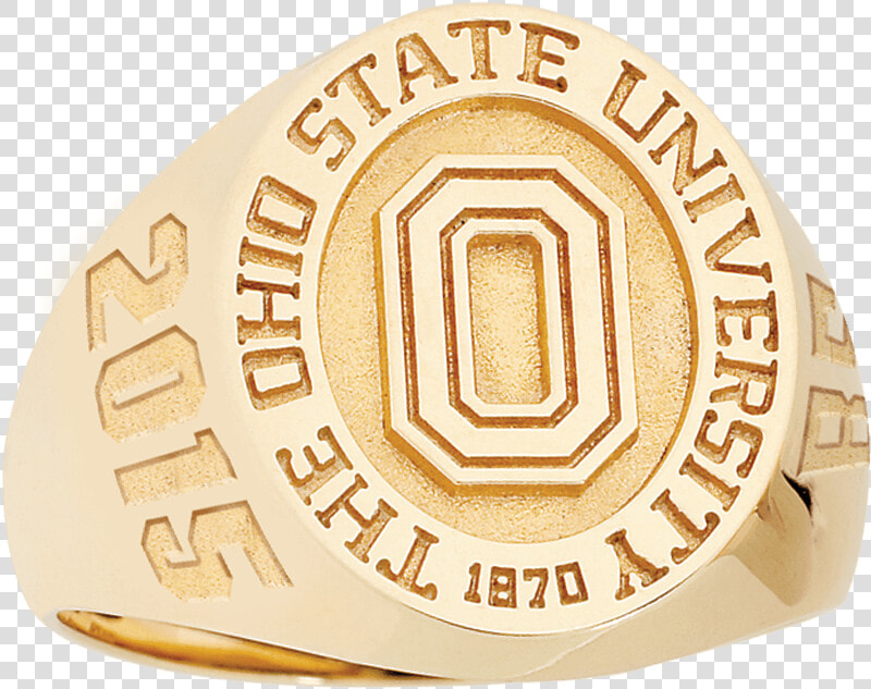 Ohio State Buckeye Ring Gold Signet  HD Png DownloadTransparent PNG