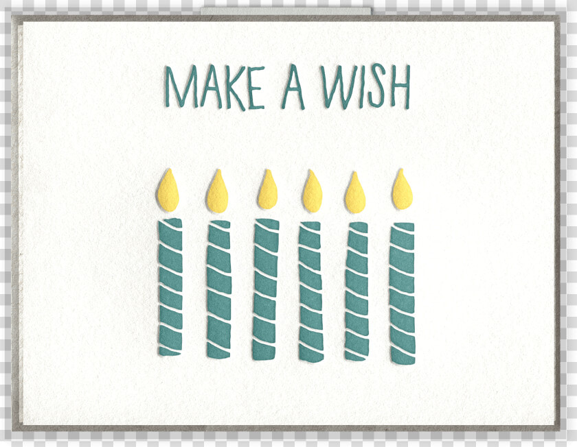 Make A Wish Letterpress Greeting Card   First Day Of Ramadan  HD Png DownloadTransparent PNG